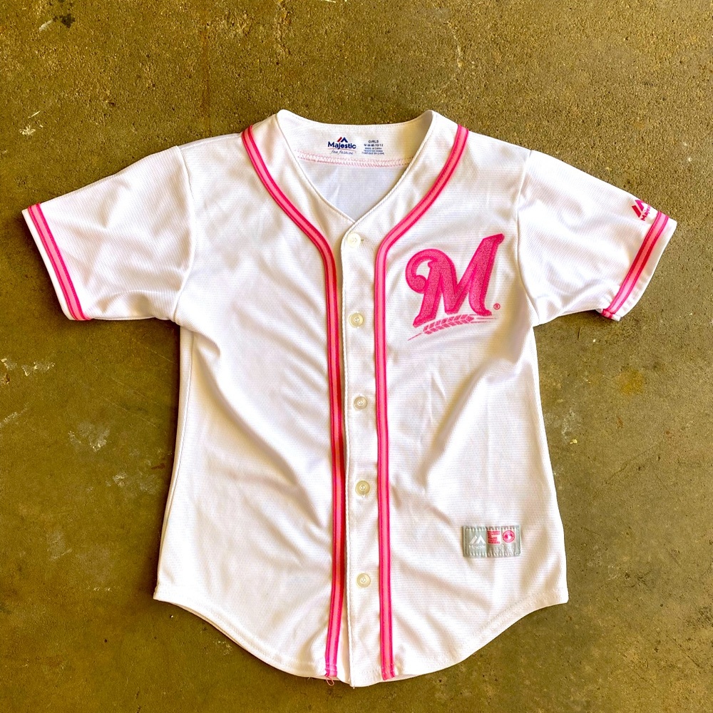 Youth Girls Milwaukee Brewers Jersey